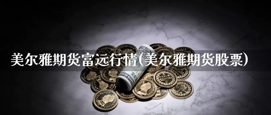 美尔雅期货富远行情(美尔雅期货股票)_https://www.yicdns.com_基金投资_第1张