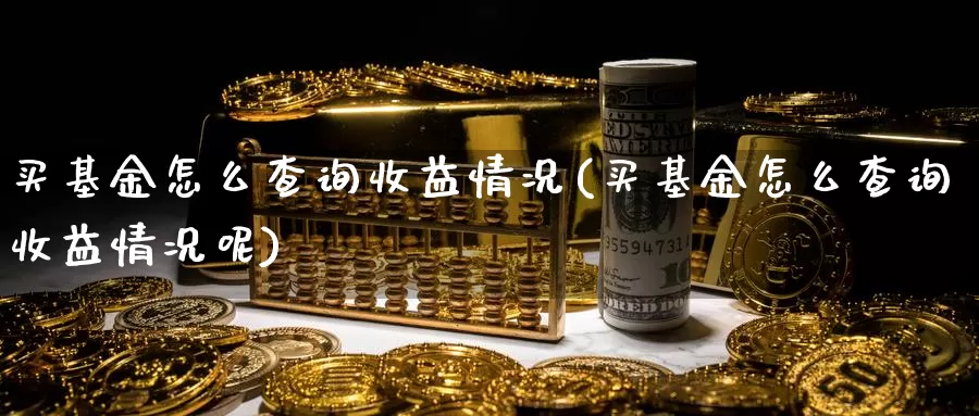 买基金怎么查询收益情况(买基金怎么查询收益情况呢)_https://www.yicdns.com_基金投资_第1张