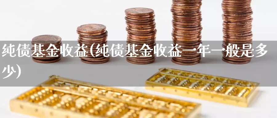 纯债基金收益(纯债基金收益一年一般是多少)_https://www.yicdns.com_外汇市场_第1张