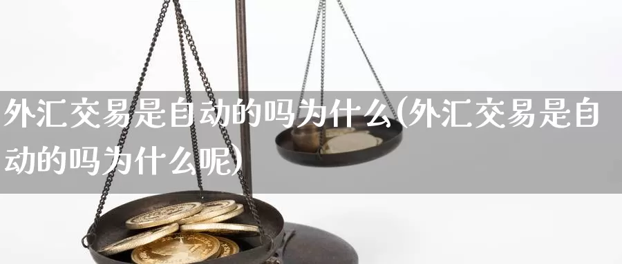 外汇交易是自动的吗为什么(外汇交易是自动的吗为什么呢)_https://www.yicdns.com_外汇市场_第1张