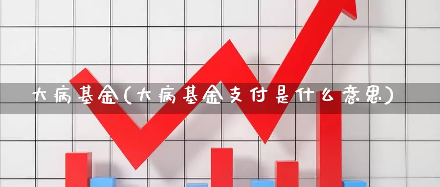 大病基金(大病基金支付是什么意思)_https://www.yicdns.com_外汇市场_第1张