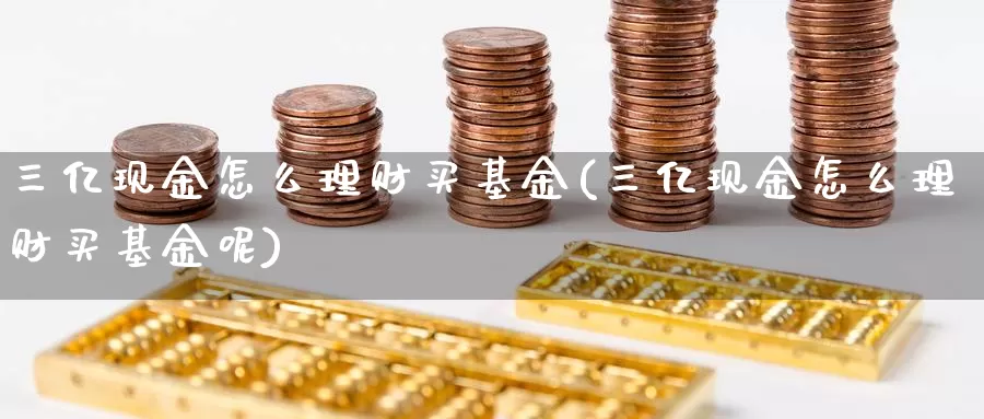 三亿现金怎么理财买基金(三亿现金怎么理财买基金呢)_https://www.yicdns.com_基金投资_第1张